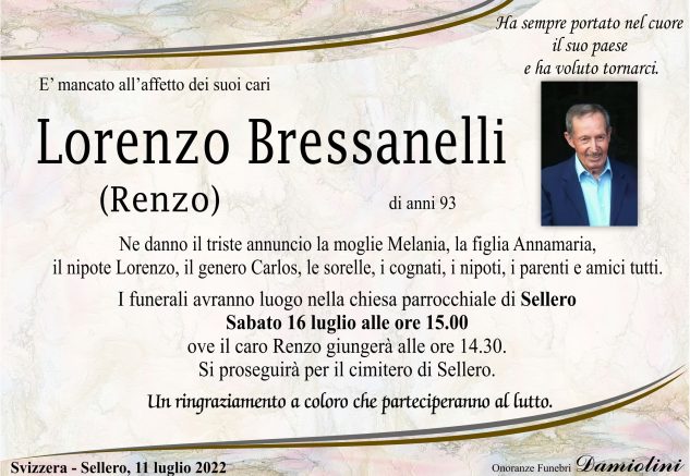 Sig. Lorenzo Bressanelli