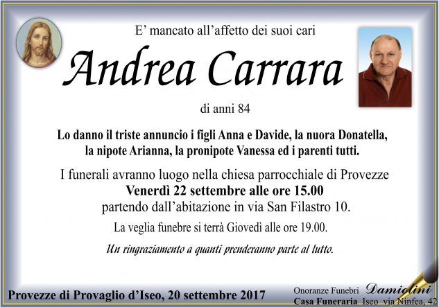 Sig. Andrea Carrara