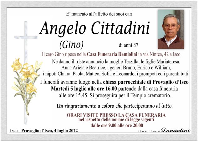 Sig. Angelo Cittadini