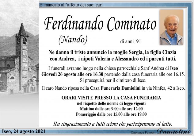 Sig.  Ferdinando Cominato