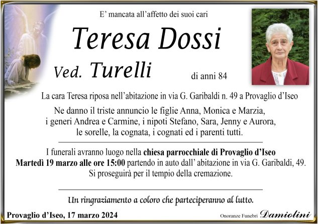 Sig.ra Teresa Dossi
