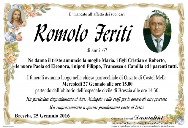 Sig. Romolo Feriti