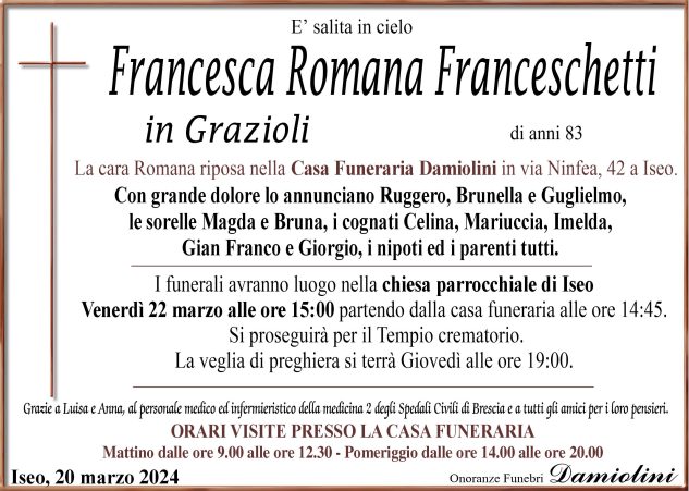 Sig. Francesca Romana Franceschetti