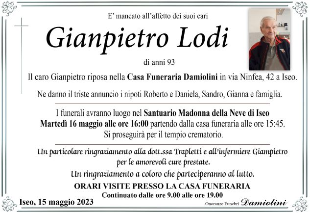 Sig. Gianpietro Lodi