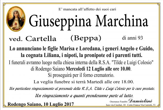 Sig.ra Giuseppina Marchina