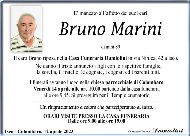 Sig. Bruno Marini