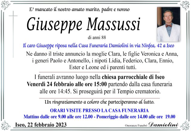 Sig. Giuseppe Massussi