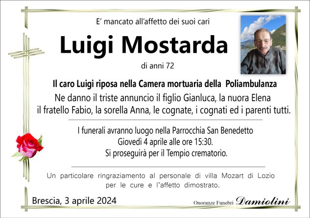 Sig. Luigi Mostarda