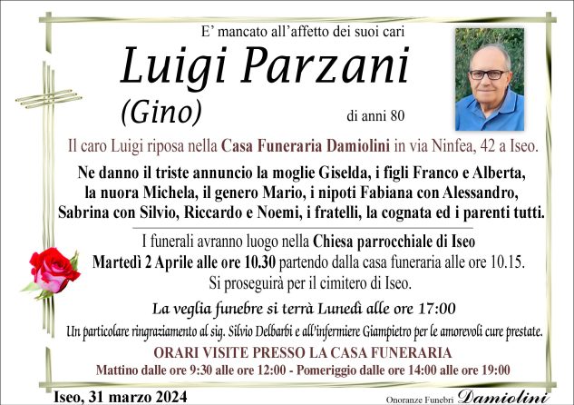 Sig.  Luigi Parzani