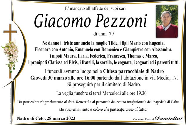 Sig. Giacomo Pezzoni