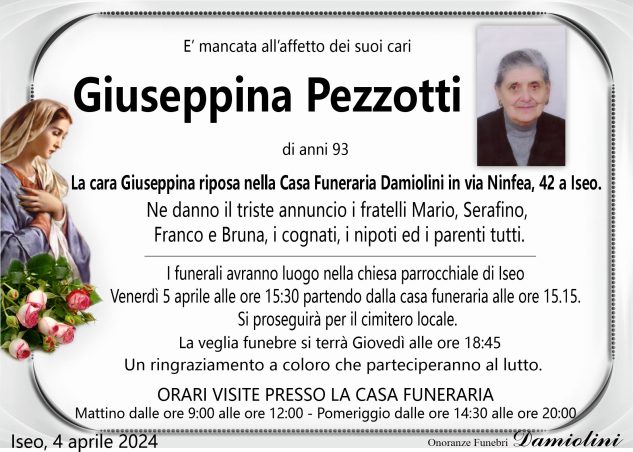 Sig.ra Giuseppina Pezzotti
