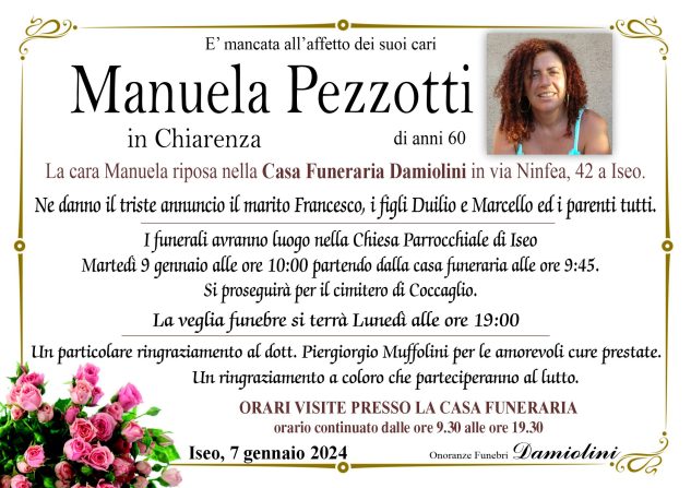 Sig.ra Manuela Pezzotti