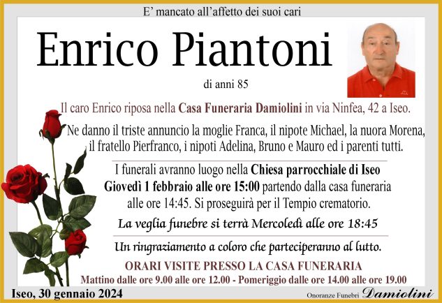 Sig. Enrico Piantoni