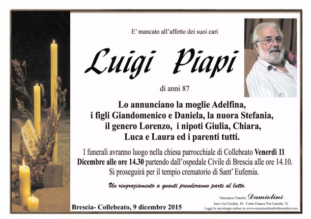 Sig. Luigi Piapi