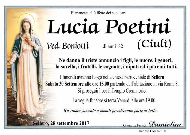 Sig.ra Lucia Poetini
