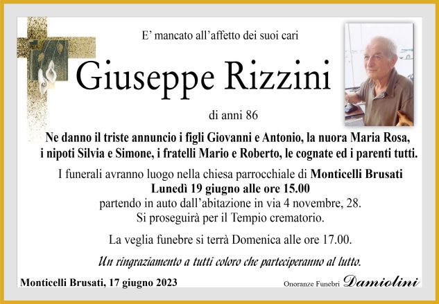 Sig. Giuseppe Rizzini
