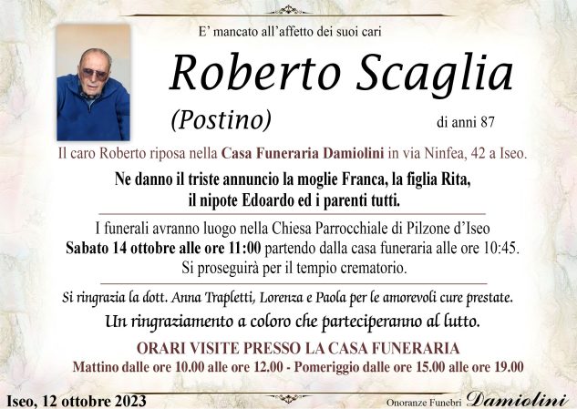 Sig. Roberto Scaglia