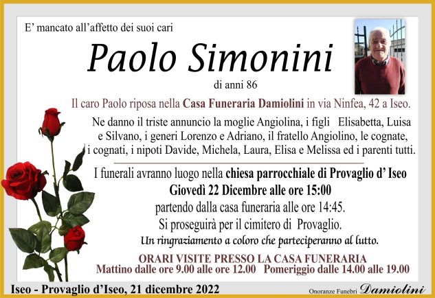 Sig. Paolo Simonini