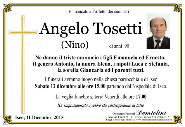 Sig. Angelo Tosetti