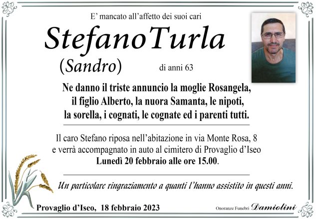 Sig. Stefano Turla