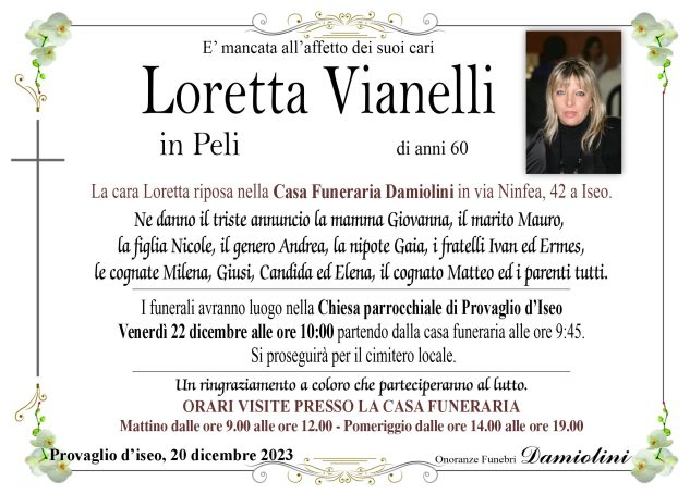 Sig.ra Loretta Vianelli