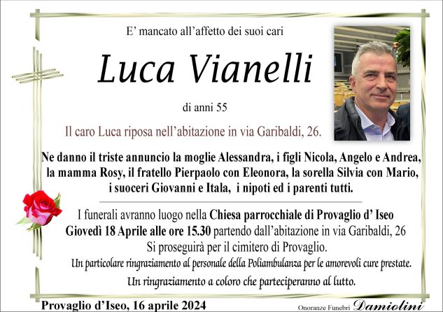 Sig. Luca Vianelli