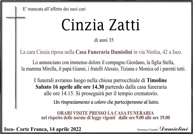 Sig.ra Cinzia Zatti