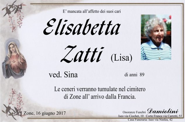 Sig.ra Elisabetta Zatti
