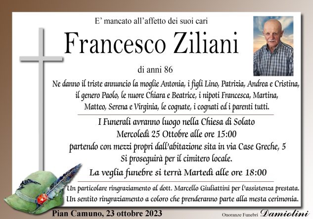Sig. Francesco Ziliani
