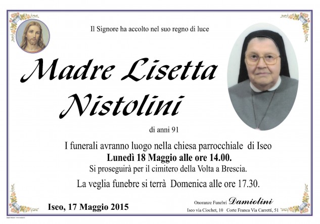 Madre  Elisa Nistolini